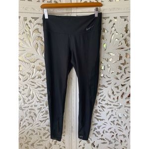 Nike Dri-Fit Black Side Mesh Laser Cut Leggings